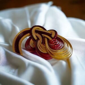 Natural Bamboo Jewelry Brooch Pin From Taiwan